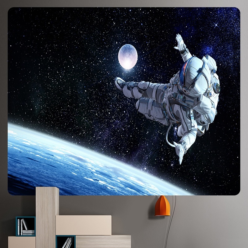 Tapssere de lune soltare Décoraton murale lune céleste Art mural