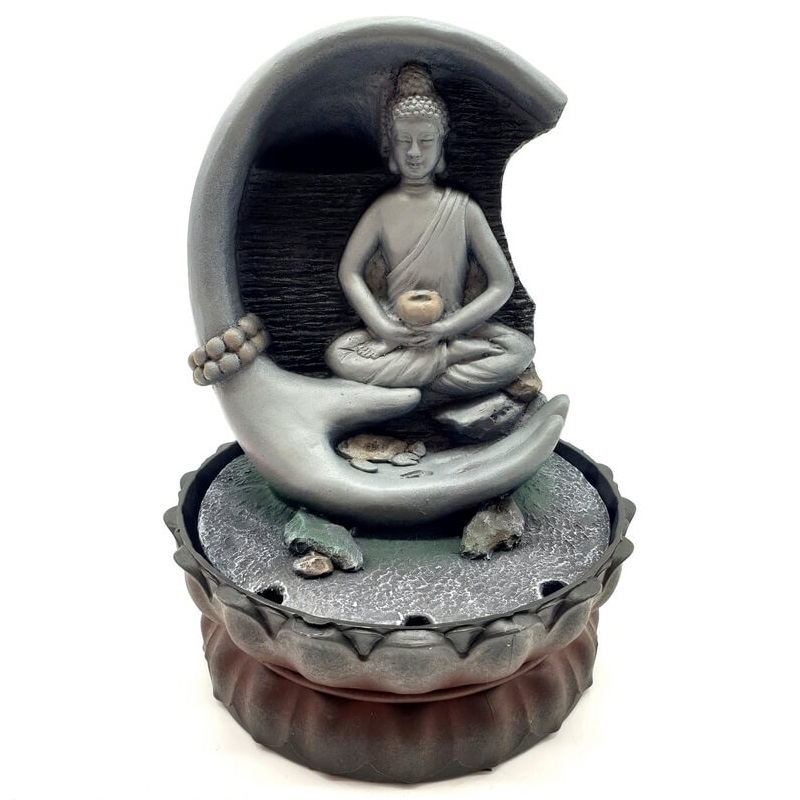 fontaine à eau zen bouddha main de bouddha