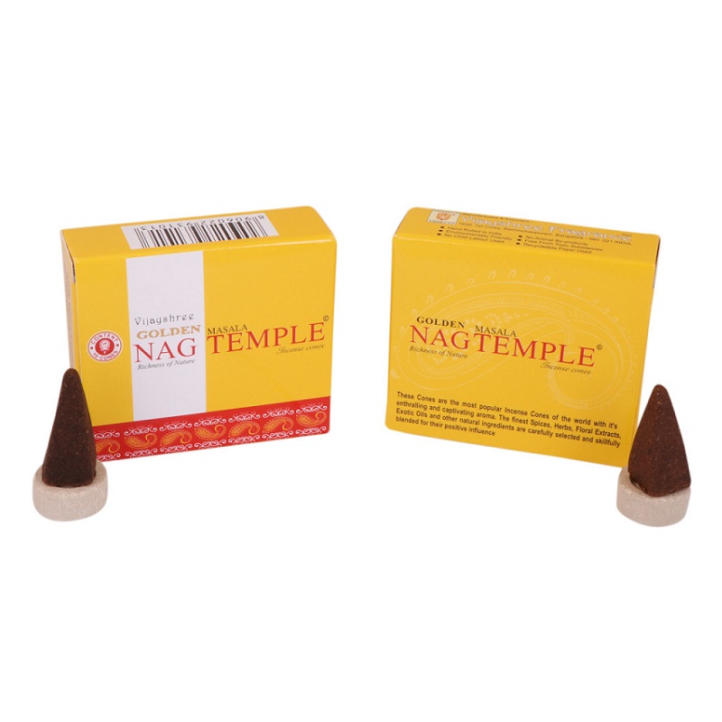 cônes encens naturel golden nag temple