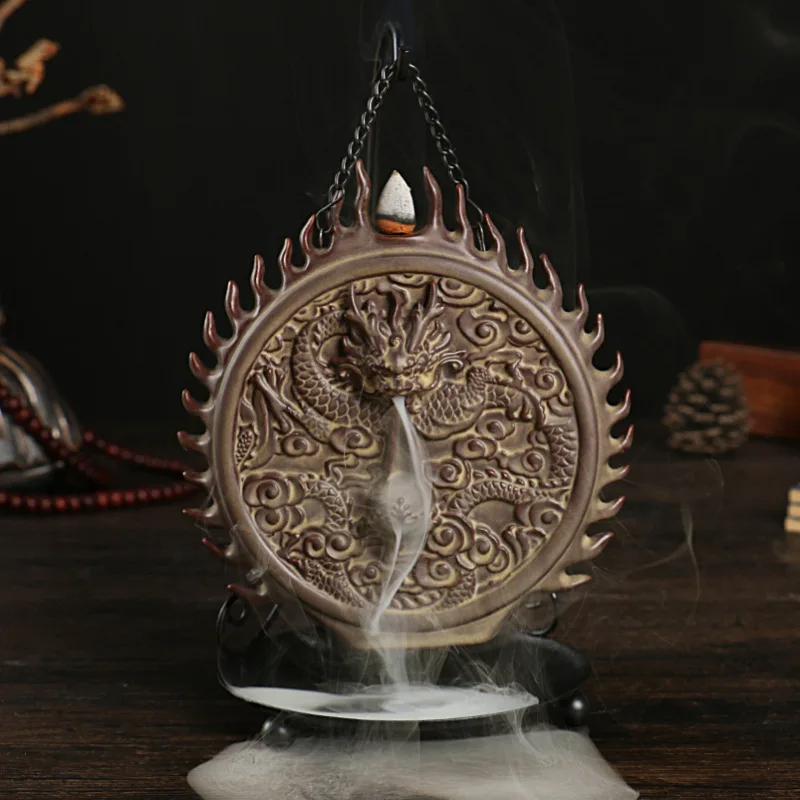 porte-encens backflow dragon