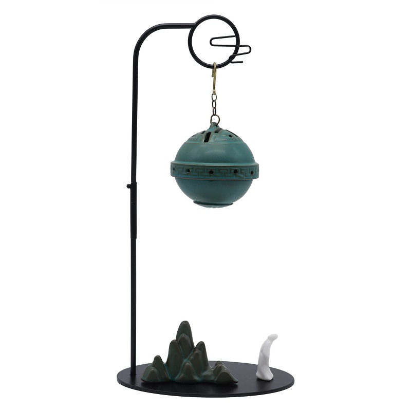 porte-encens zen boule suspendue
