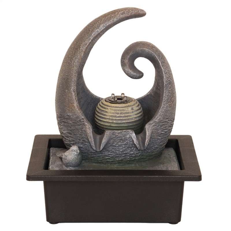 fontaine dintérieur zen spirale