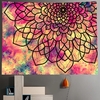 tenture murale zen mandala indien fleur