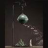 porte-encens zen métal boule suspendue