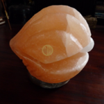 lampe pierre sel himalaya coquillage