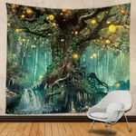 tenture arbre forêt