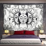 tenture murale lune soleil