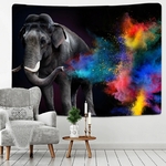 tapisserie murale éléphant