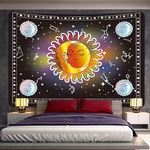 tenture murale lune soleil