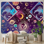 tapisserie murale soleil planètes