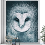 tapisserie murale animal hibou