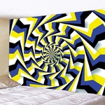 tenture murale zen psychédélique spirale