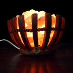 lampe en sel décorative zen
