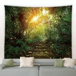 tenture murale forêt tropicale