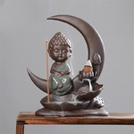fontaine à encens bouddha lune