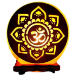 lampe pierre de sel om mandala