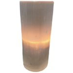 lampe pierre sélénite cylindre tour
