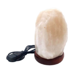lampe pierre de sel mini usb blanche