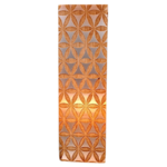 lampe en sélénite rectangulaire fleur de vie