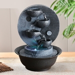 fontaine décorative zen yin yang lampe led