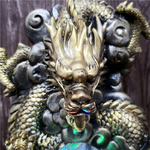 fontaine zen décorative dragon