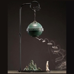 porte-encens zen métal boule suspendue