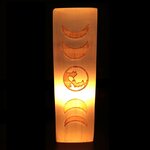 lampe décorative pierre sélénite cycles de la lune