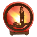 lampe pierre de sel ronde phare marin