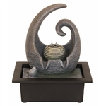 fontaine d'intérieur zen spirale