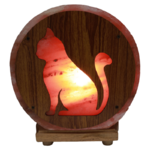 lampe pierre de sel himalaya chat