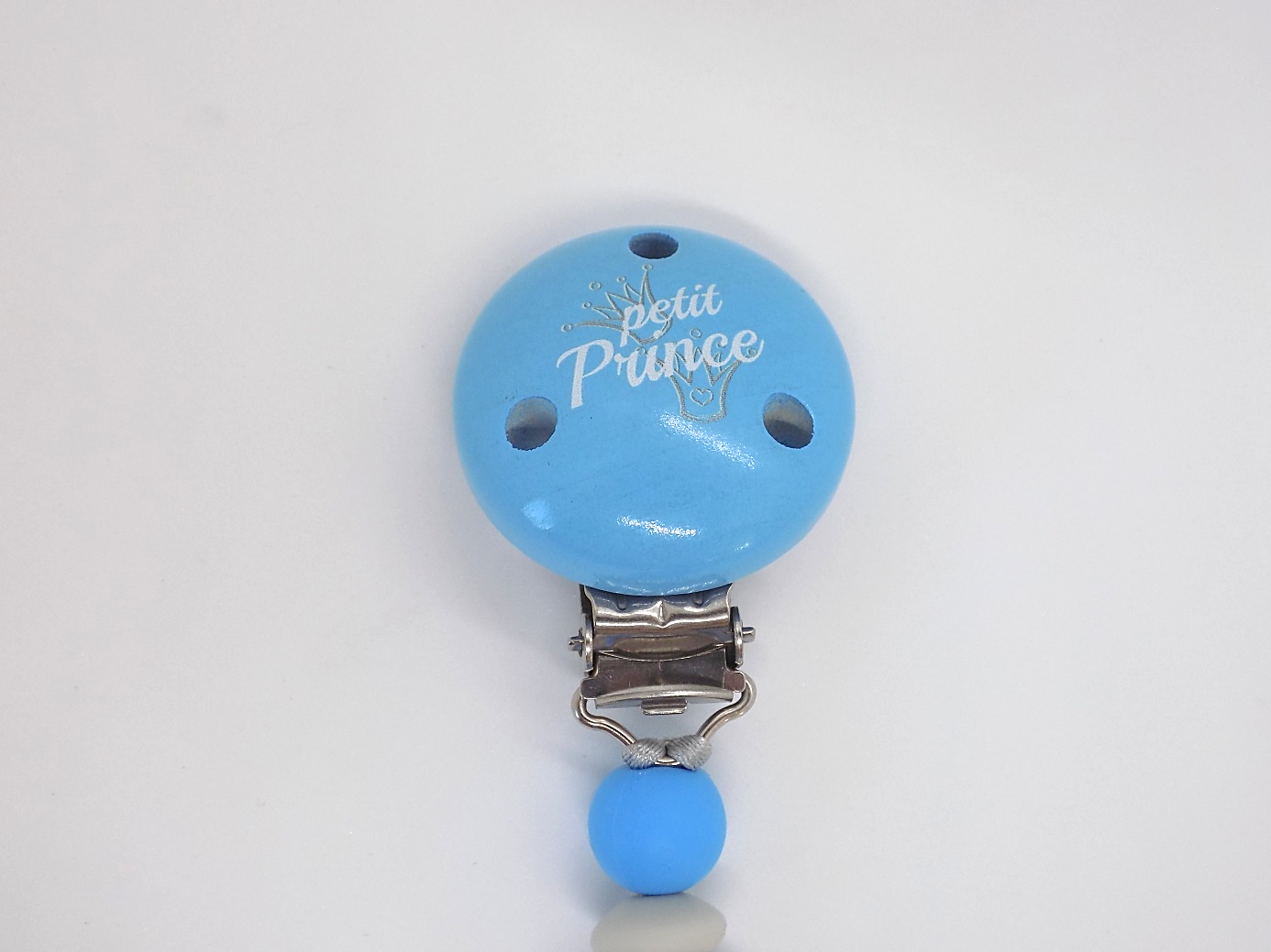 attache tétine personnalisé garçon modèle "Ilan"