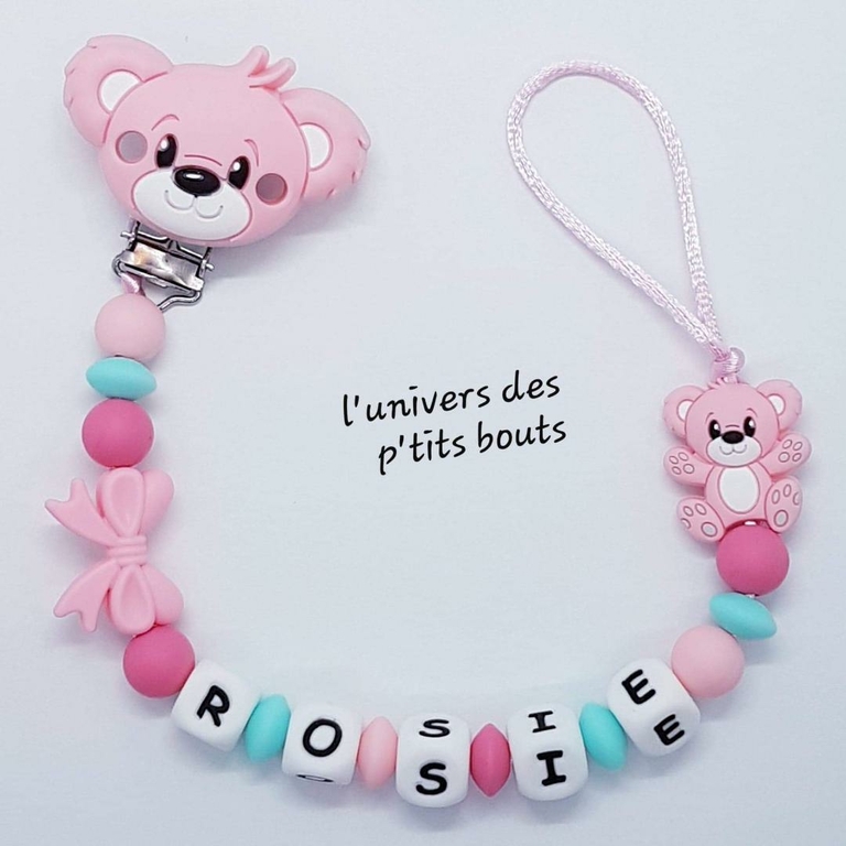 Lot De 4 Attaches-tétine Avec Clip - Silicone, Lavables, Sécurité Anti-étranglement - Pour Bébé