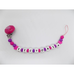 Attache tétine personnalisé silicone "Victoria"