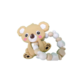 bracelet de dentition personnalisé koala beige
