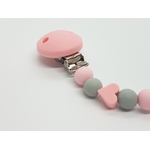 Attache tétine personnalisé silicone modèle Manel