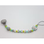 Attache tétine personnalisé silicone modèle "Louis"