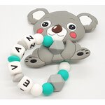 bracelet de dentition personnalisé en silicone modèle Evan koala