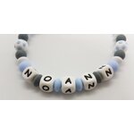 attache tétine personnalisé modèle Noann