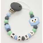 attache tétine personnalisé modèle "mael"