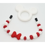 bracelet de dentition mickey blanc