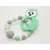 bracelet de dentition personnalisé modèle "renard vert"