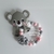bracelet de dentition personnalisé fille modèle "Koala gris"