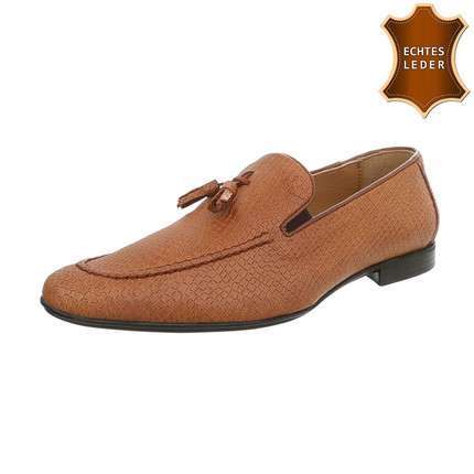 Mocassin a gland marron