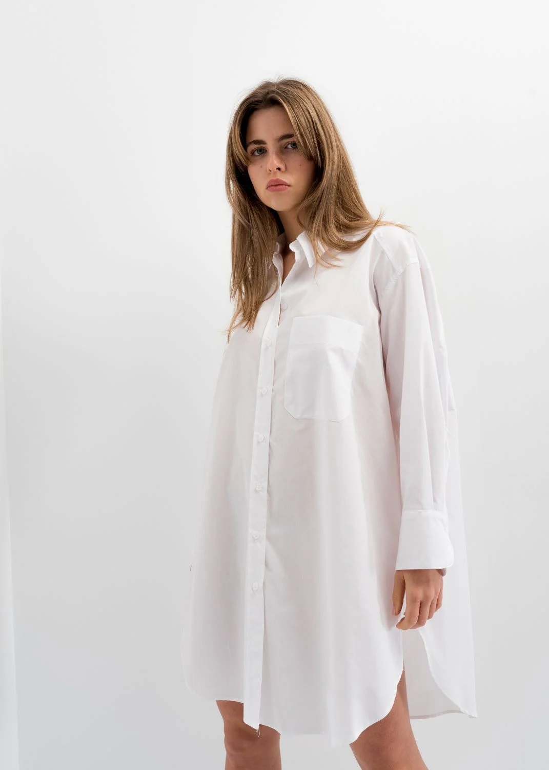 Chemise blanche oversize 2