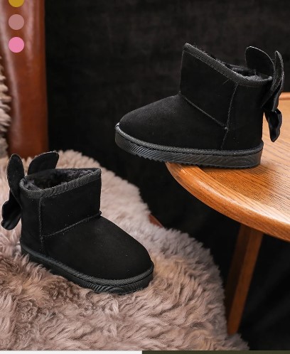 Bottines fourrées avec motif lapin 4