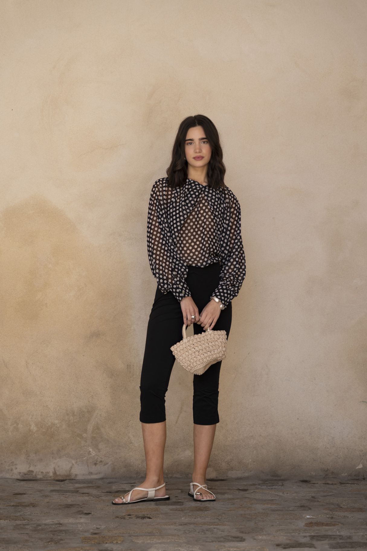 Blouse a pois