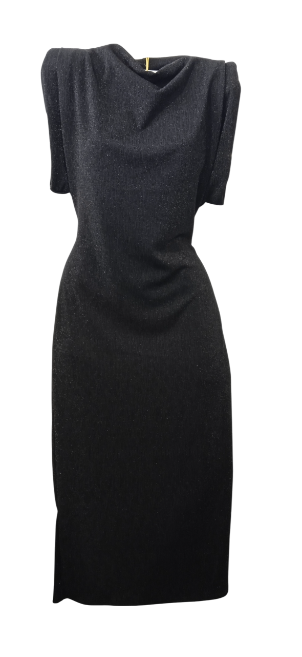 Robe noir  avec pailletes
