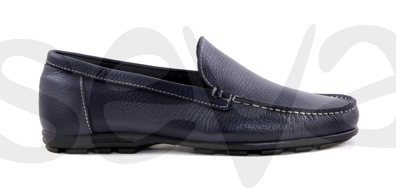 Mocassin en cuir homme