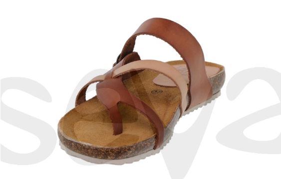 Tong en cuir semelle ergonomique 3