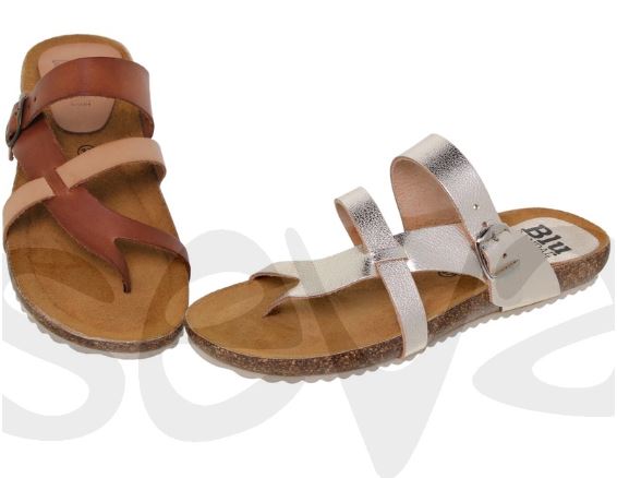 Tong en cuir semelle ergonomique 2